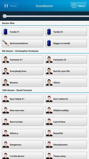 Dr Who Soundboard